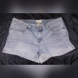 Roxy Light Wash Denim Jean Shorts Size 11/(30)